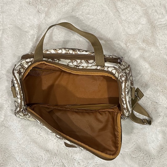 Kathy Van Zeeland Gold Crown Luggage Bag - Picture 4 of 6